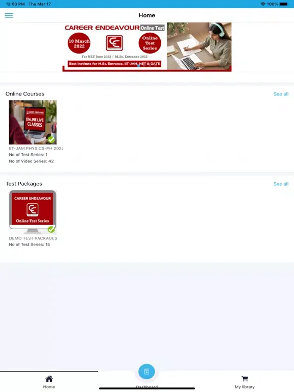 Career Endeavour iPad  Ekran Görüntüleri